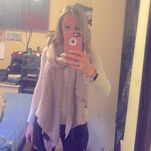 Baby Purple Long Fluffy Scarf